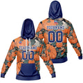 Sudadera con capucha degradada personalizada para hombre-mujer-niña o niño Imprime tu logotipo-nombre y número