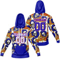 Sudadera con capucha degradada personalizada para hombre-mujer-niña o niño Imprime tu logotipo-nombre y número