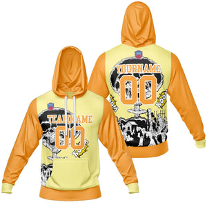 Sudadera con capucha degradada personalizada para hombre-mujer-niña o niño Imprime tu logotipo-nombre y número