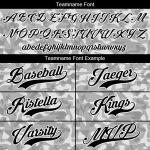 custom full print design authentic gray camouflage baseball jersey