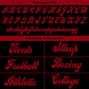 custom authentic drift fashion football jersey black-red mesh