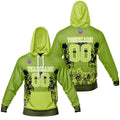 Sudadera con capucha degradada personalizada para hombre-mujer-niña o niño Imprime tu logotipo-nombre y número
