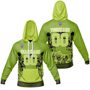 Sudadera con capucha degradada personalizada para hombre-mujer-niña o niño Imprime tu logotipo-nombre y número