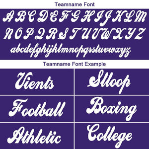 custom authentic gradient fashion football jersey purple-black-white mesh