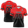 Camisetas de fútbol personalizadas con degradado-nombre-número y logotipo para adultos-niños y equipos