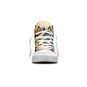 Realza tu estilo con las zapatillas de lona de media caña Fox para hombre y mujer
