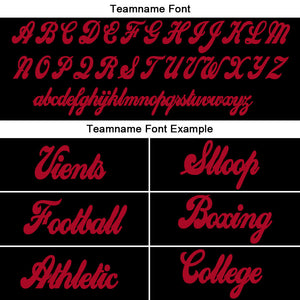 custom authentic gradient fashion football jersey red-black-white mesh