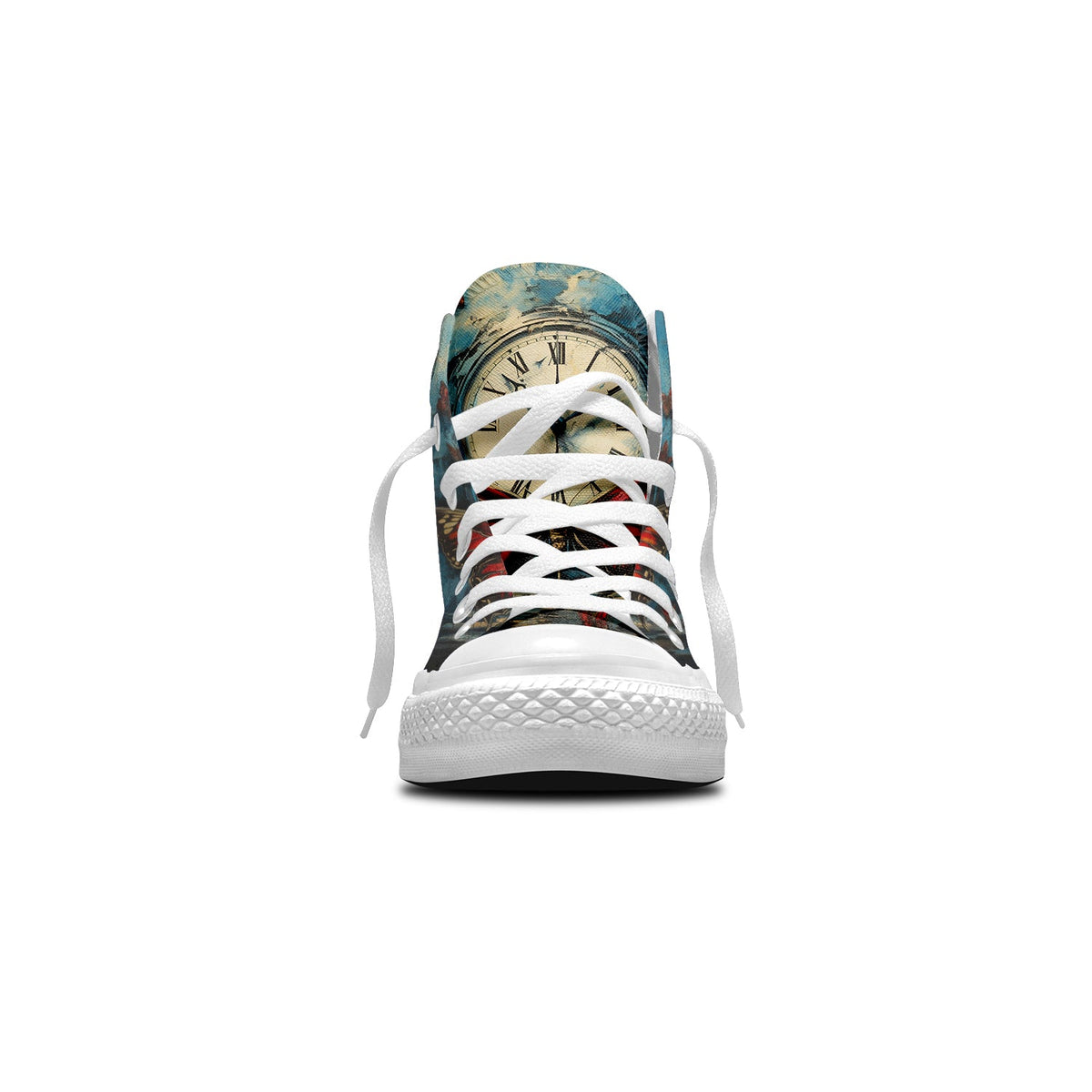 Resalta tu estilo con zapatillas de lona de media caña para hombre y mujer Reloj