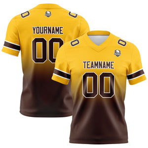 Camisetas de fútbol personalizadas con degradado-nombre-número y logotipo para adultos-niños y equipos