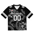 Camiseta de fútbol personalizada con nombre y número del equipo bordados y estampados-color gris hueso