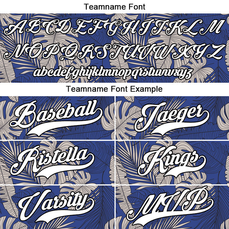 custom full print design authentic tropical plants baseball jersey