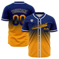 Camisetas de béisbol personalizadas con degradado nombre número y logotipo