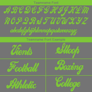custom authentic drift fashion football jersey gray-neon green mesh