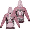 Sudadera con capucha degradada personalizada para hombre-mujer-niña o niño Imprime tu logotipo-nombre y número