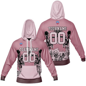 Sudadera con capucha degradada personalizada para hombre-mujer-niña o niño Imprime tu logotipo-nombre y número