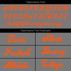 custom authentic drift fashion football jersey black  -orange