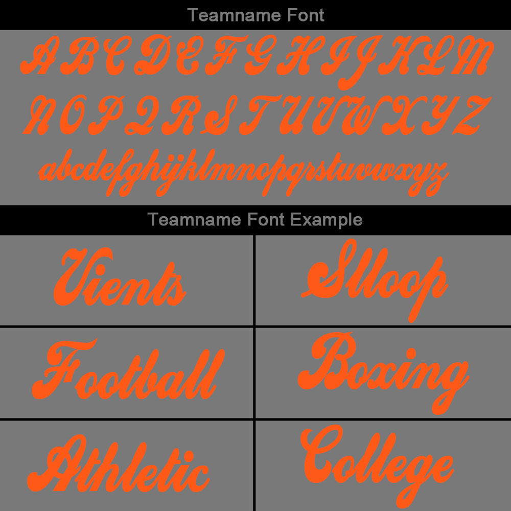 custom authentic drift fashion football jersey black  -orange