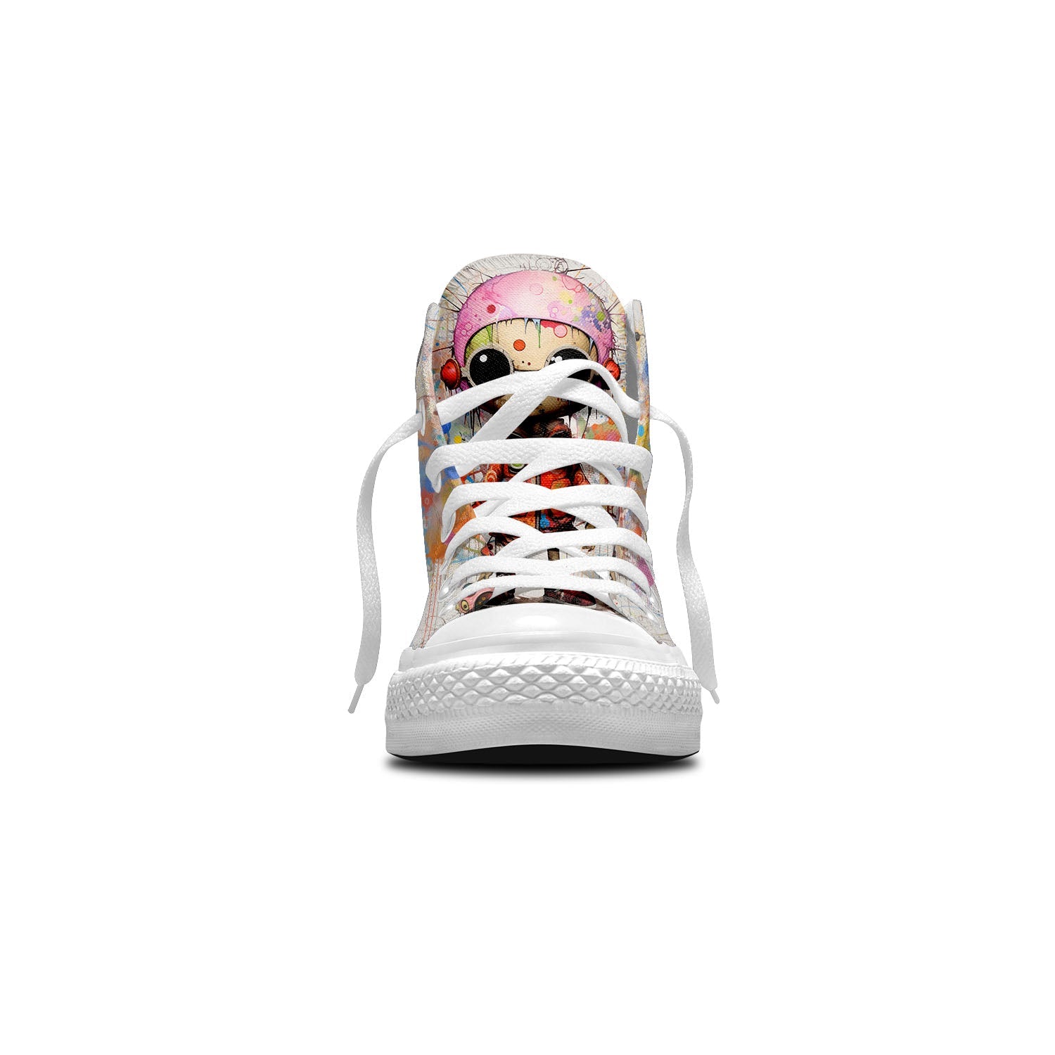 Dynamic Boy Sketch: Zapatillas unisex de lona de media caña -Adéntrate en una aventura de estilo Sketch con enérgicos estampados Boy para hombre y mujer