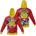 Sudadera con capucha degradada personalizada para hombre-mujer-niña o niño Imprime tu logotipo-nombre y número