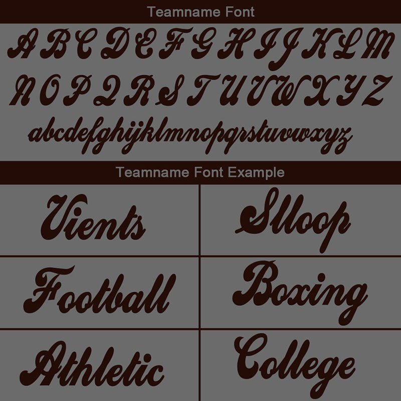team custom authentic drift fashion football jersey brown-orange mesh