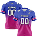 Camisetas de fútbol personalizadas con degradado-nombre-número y logotipo para adultos-niños y equipos