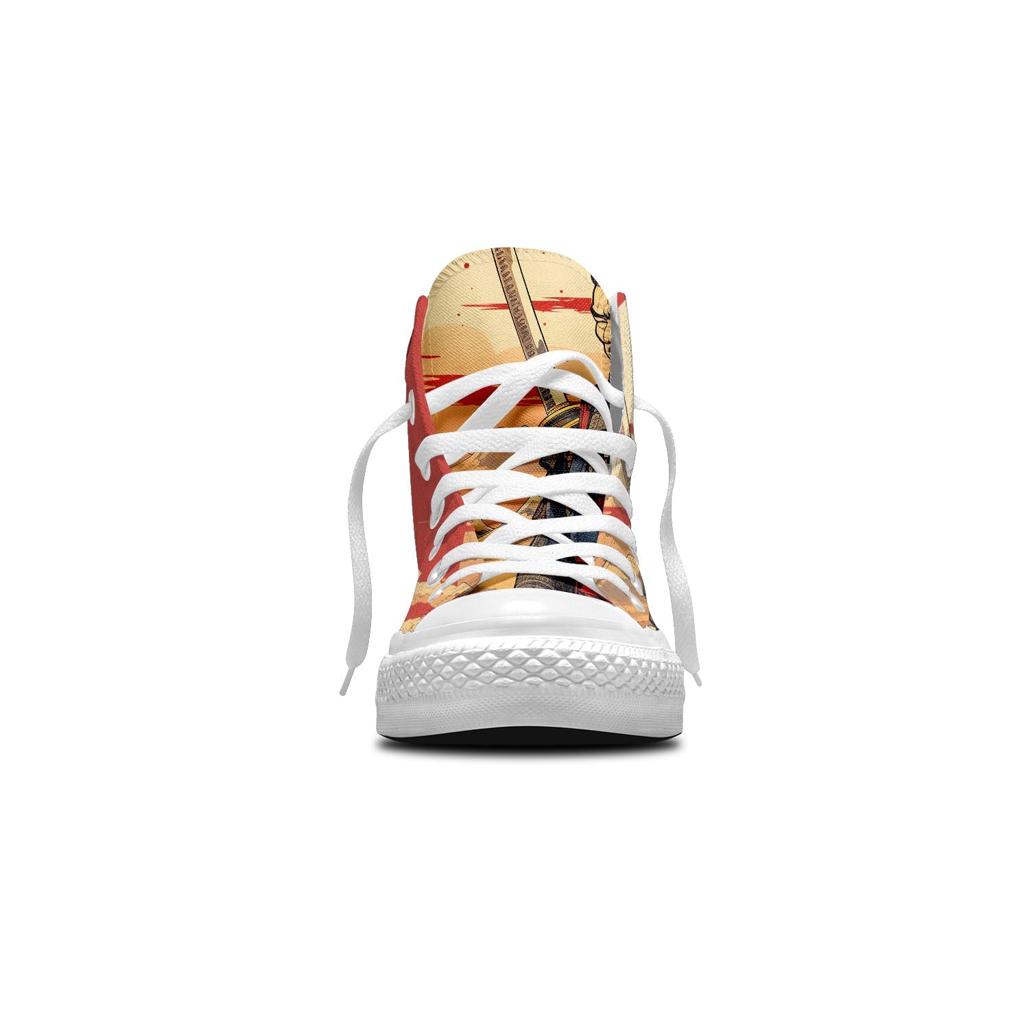 Elegancia Bushido: Zapatillas de lona de media caña para hombre y mujer -Abraza el camino del guerrero en cada paso