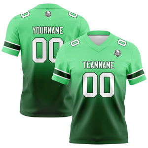 Camisetas de fútbol personalizadas con degradado-nombre-número y logotipo para adultos-niños y equipos