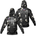 Sudadera con capucha degradada personalizada para hombre-mujer-niña o niño Imprime tu logotipo-nombre y número