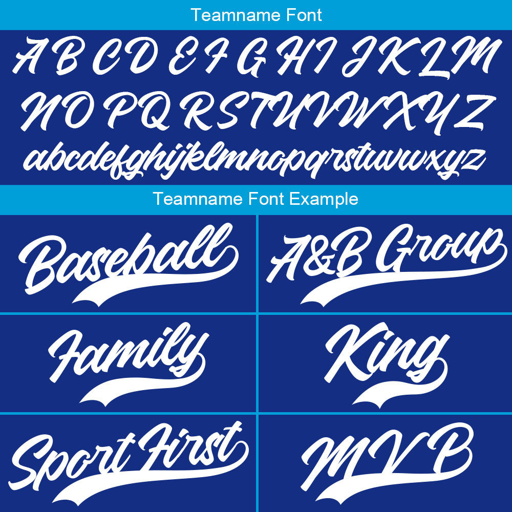 Camiseta de béisbol azul marino con dise?o personalizado estampado completo