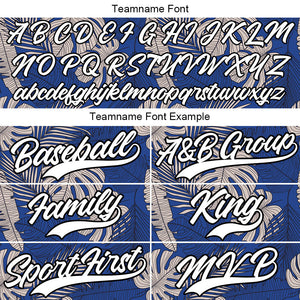 Dise?o personalizado de camiseta de béisbol con estampado completo de plantas tropicales