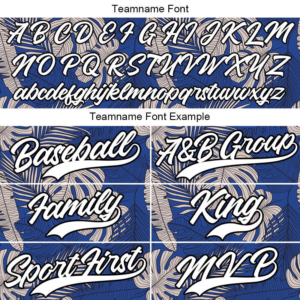 Dise?o personalizado de camiseta de béisbol con estampado completo de plantas tropicales