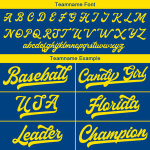 Camiseta de béisbol personalizada con diseño bordado & estilo hip hop & color azul rey