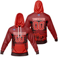 Sudadera con capucha degradada personalizada para hombre-mujer-niña o niño Imprime tu logotipo-nombre y número