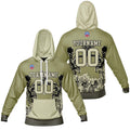 Sudadera con capucha degradada personalizada para hombre-mujer-niña o niño Imprime tu logotipo-nombre y número