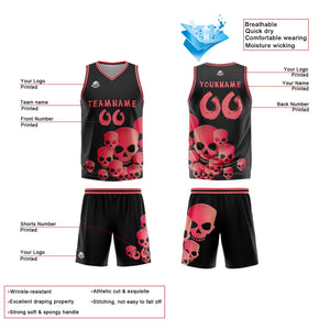 Uniforme de baloncesto rosa fluido personalizado con tu logotipo-nombre y número impresos