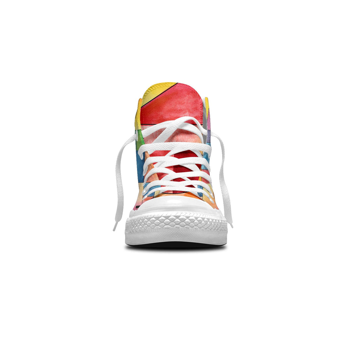 Elegancia Porcina: Da rienda suelta a tu creatividad con estas zapatillas de lona de caña alta: moda unisex adornada con el cautivador y divertido estampado artístico de cerdos
