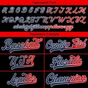 Camisetas de béisbol negras personalizadas con diseño bordado y estilo hip hop