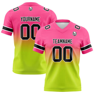 Camisetas de fútbol personalizadas con degradado-nombre-número y logotipo para adultos-niños y equipos