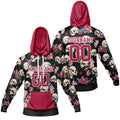 Sudadera con capucha degradada personalizada para hombre-mujer-niña o niño Imprime tu logotipo-nombre y número