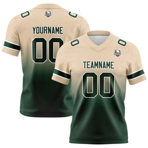 Camisetas de fútbol personalizadas con degradado-nombre-número y logotipo para adultos-niños y equipos