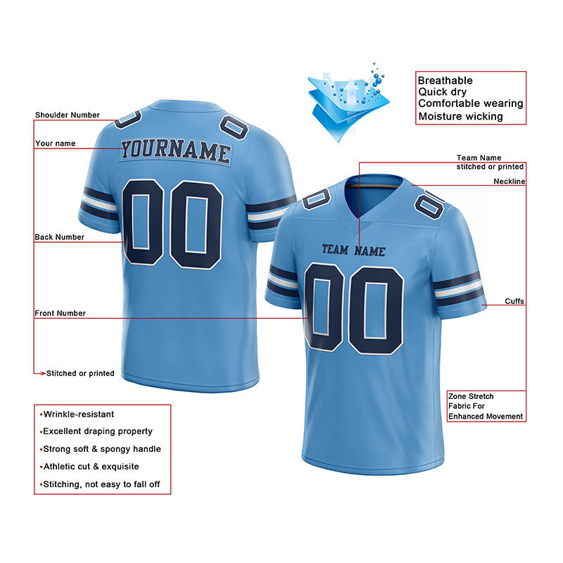 customized authentic football jersey black yellow -white mesh