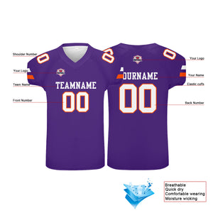 Camiseta de fútbol personalizada con nombre y número del equipo impresos