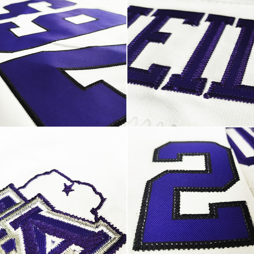custom authentic football jersey white-powder blue-navy mesh