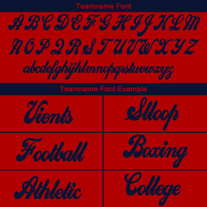 custom authentic split fashion football jersey red-white-navy mesh