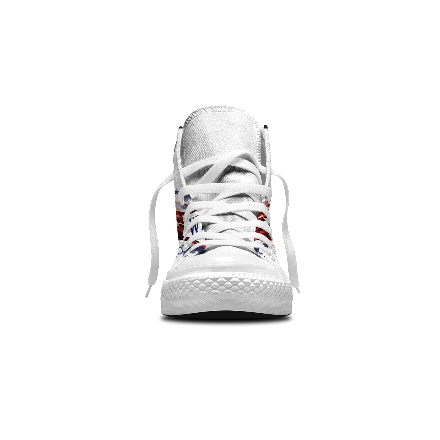 Resalta tu estilo con zapatillas de lona de media caña con estampado de grafiti para hombre y mujer