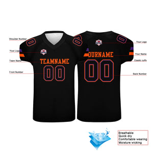Camiseta de fútbol personalizada con nombre y número del equipo impresos