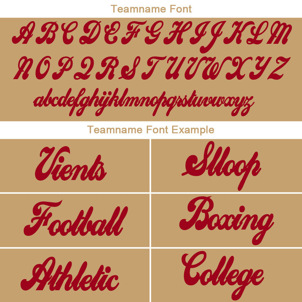 custom authentic split fashion football jersey gold-white-red mesh
