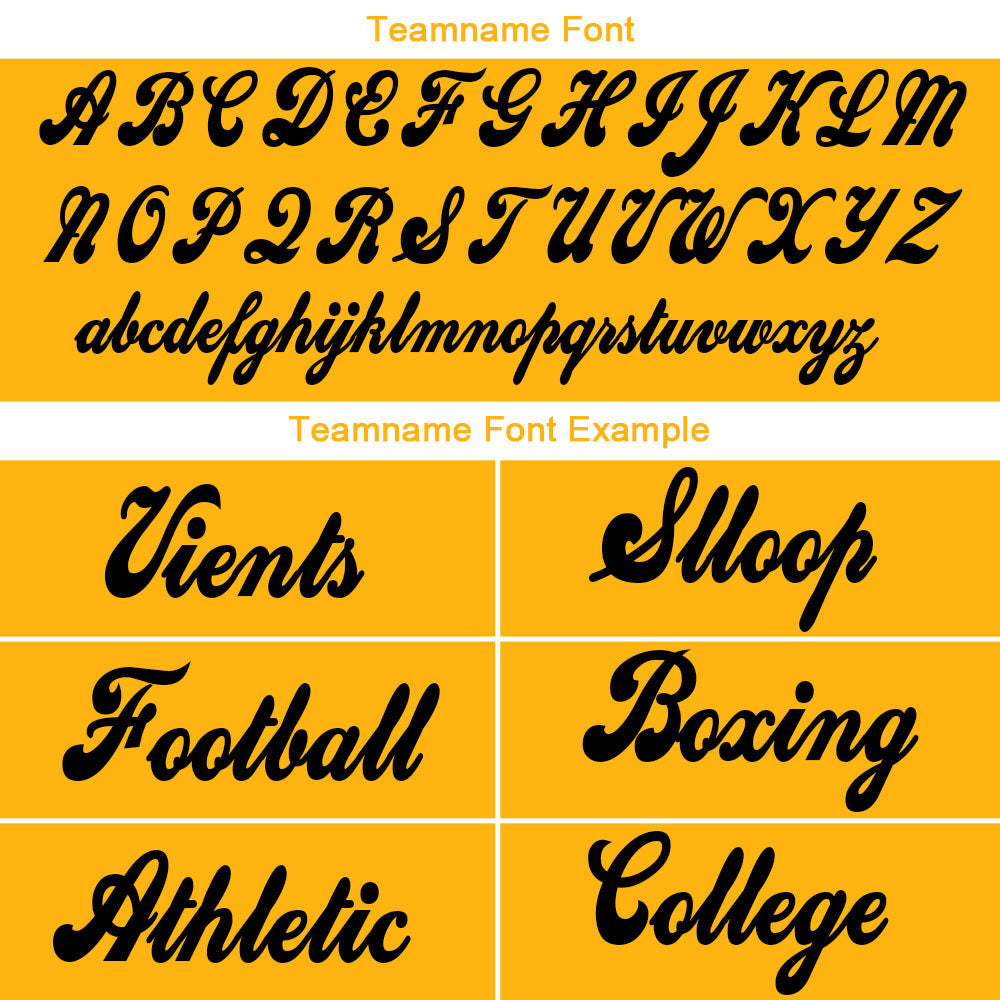 custom authentic gradient fashion football jersey yellow-black