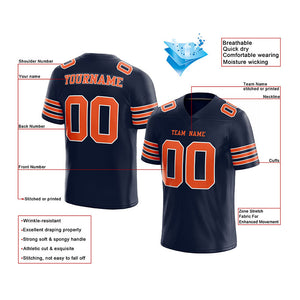 customized  authentic football jersey black gold-white mesh