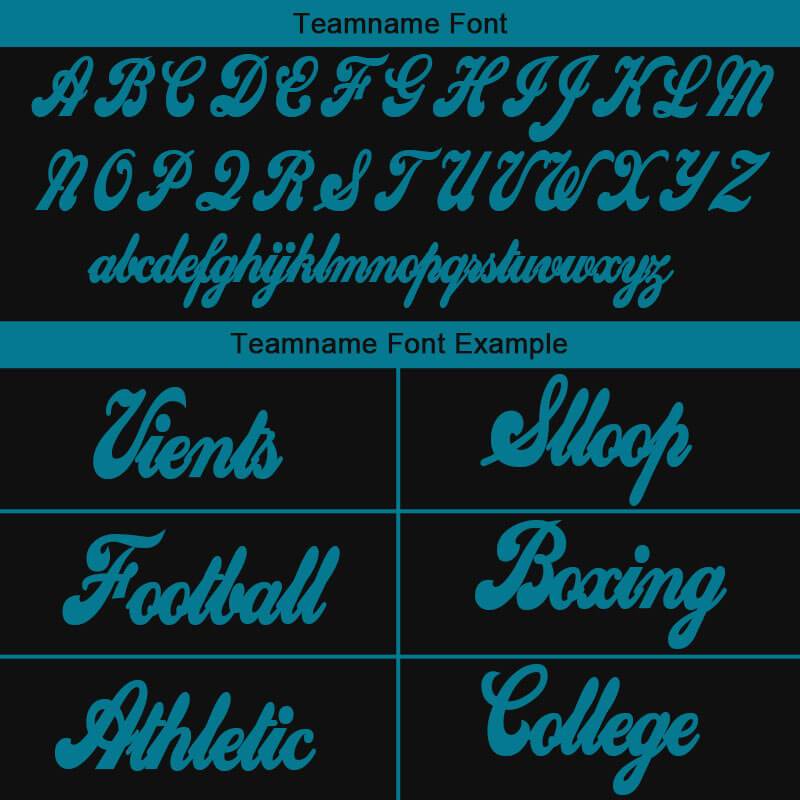 custom authentic drift fashion football jersey black-teal mesh